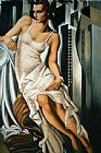 Tamara De Lempicka Famous Paintings - Portrait of Madame Allan Bott